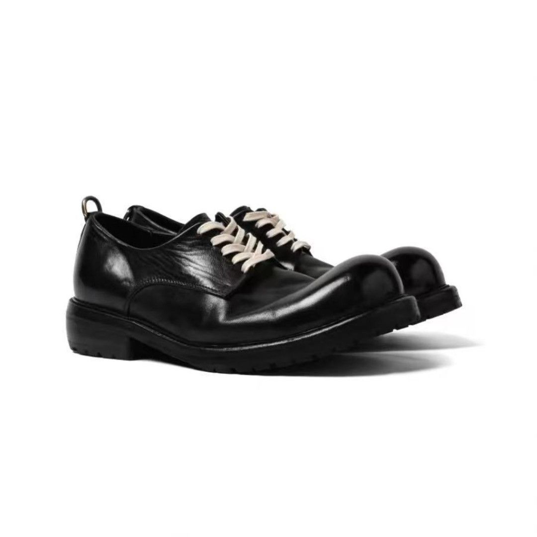 Vintage Unisex outdoor utility punk yuppie derby leather shoes Size US 9 / EU 42 - 4 Thumbnail