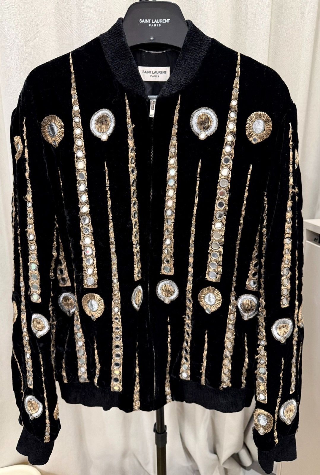 Saint Laurent Paris Saint Laurent Authentic 19SS Runway Marrakech Velvet Jacket Size US M / EU 48-50 / 2 - 1 Thumbnail