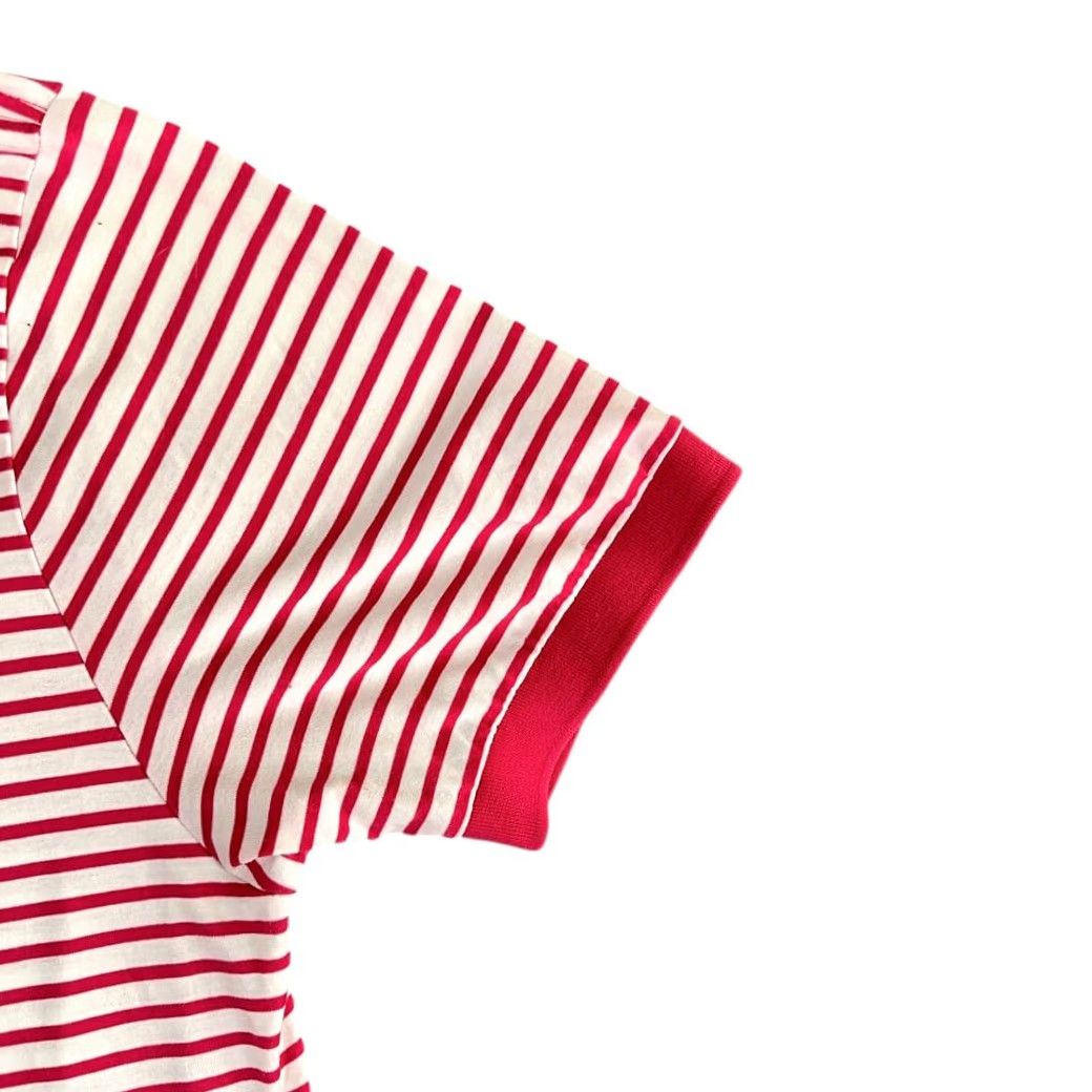 Polo Ralph Lauren VINTAGE Polo Ralph Lauren Shirt Adult MEDIUM Pink White Stripe Pony 90s Size US M / EU 48-50 / 2 - 7 Thumbnail