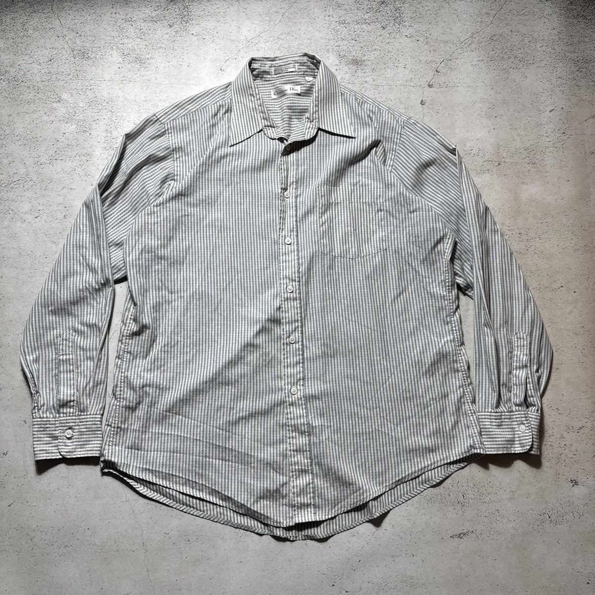 Dior authentic striped shirt christian dior old money style m-l Size US M / EU 48-50 / 2 - 1 Thumbnail