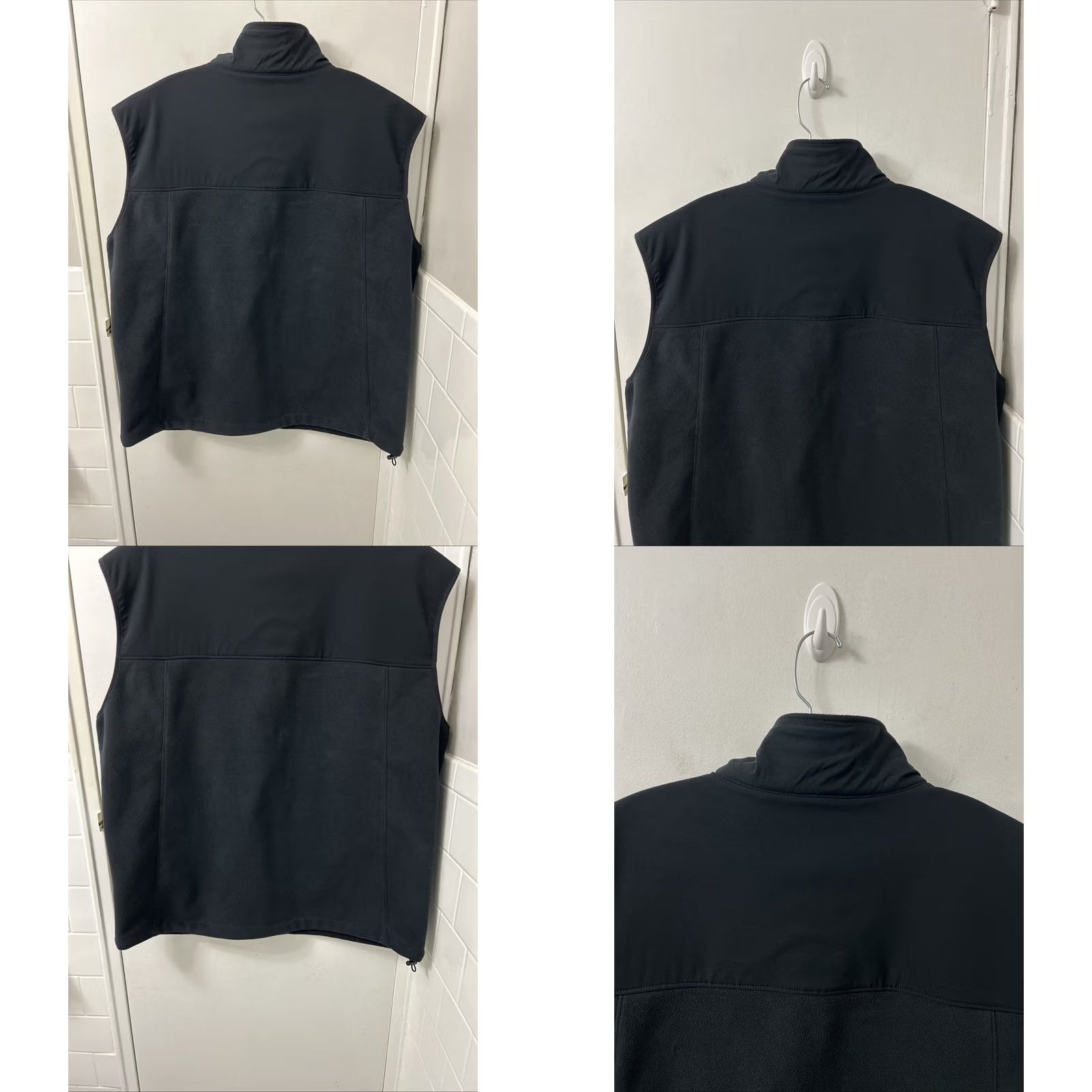 Vintage Columbia Fleece Vest Mens XL Black Full Zip Softshell Jacket Pocket Zipper Logo Quilted Lightweight Outdoor Nature Hiking Size US XL / EU 56 / 4 - 8 Thumbnail