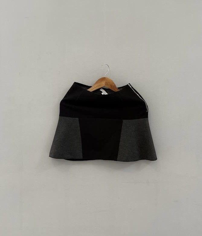 Designer × Sandro × Vintage Sandro Black Mini Skirt Size 26" / US 2 / IT 38 - 1 Thumbnail