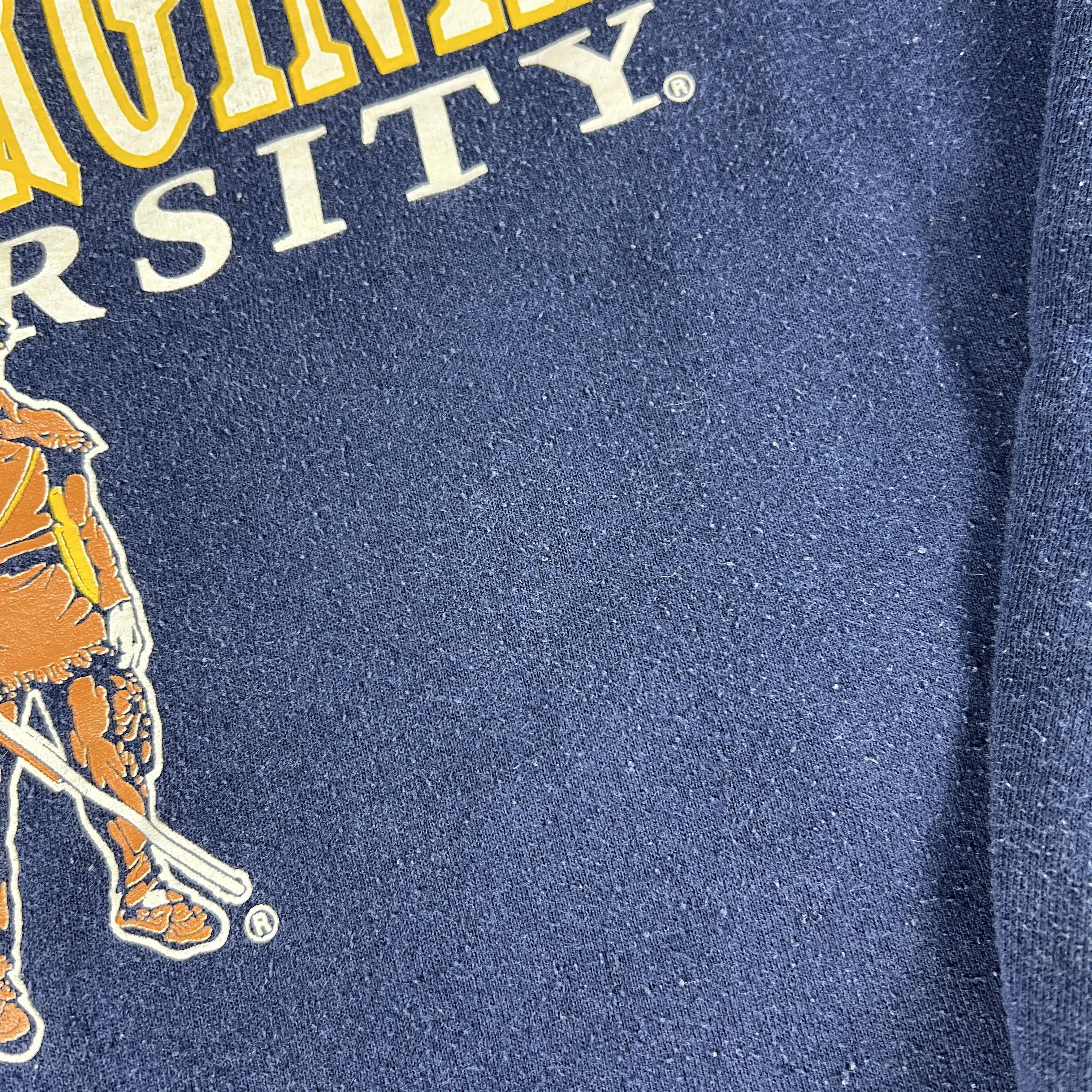 NCAA × Vintage VTG 90s West Virginia Mountaineers Sweatshirt Faded Crewneck Size US XL / EU 56 / 4 - 7 Thumbnail