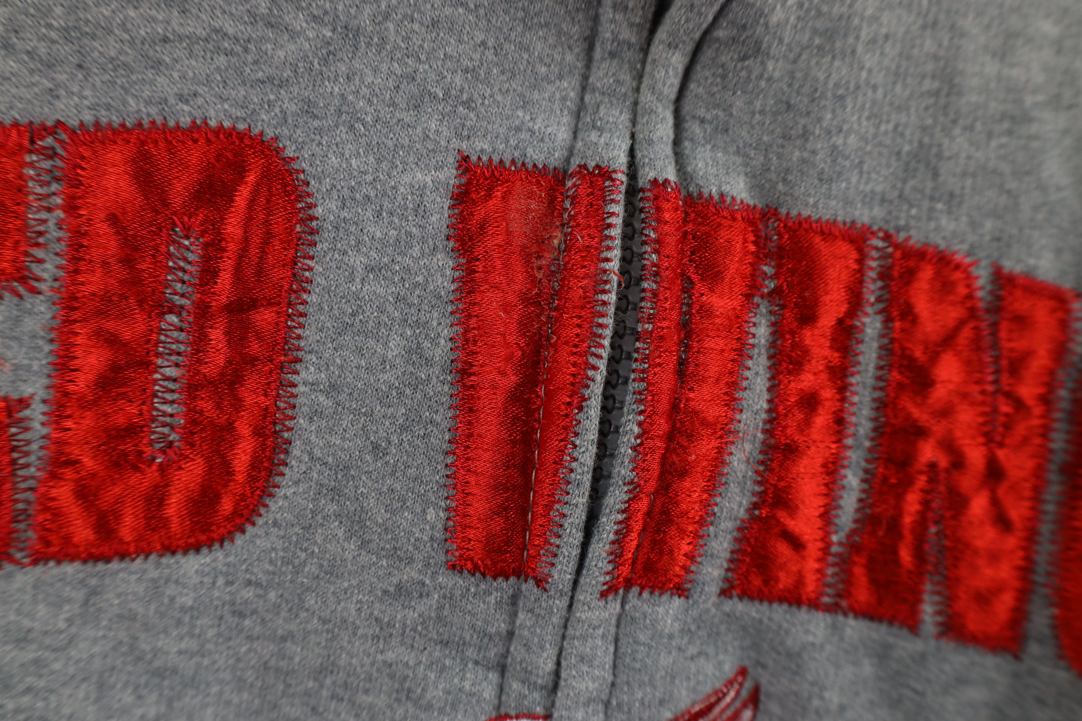 Vintage Vintage NHL Detroit Red Wings Hockey Full Zip Hoodie Gray Size US L / EU 52-54 / 3 - 7 Thumbnail