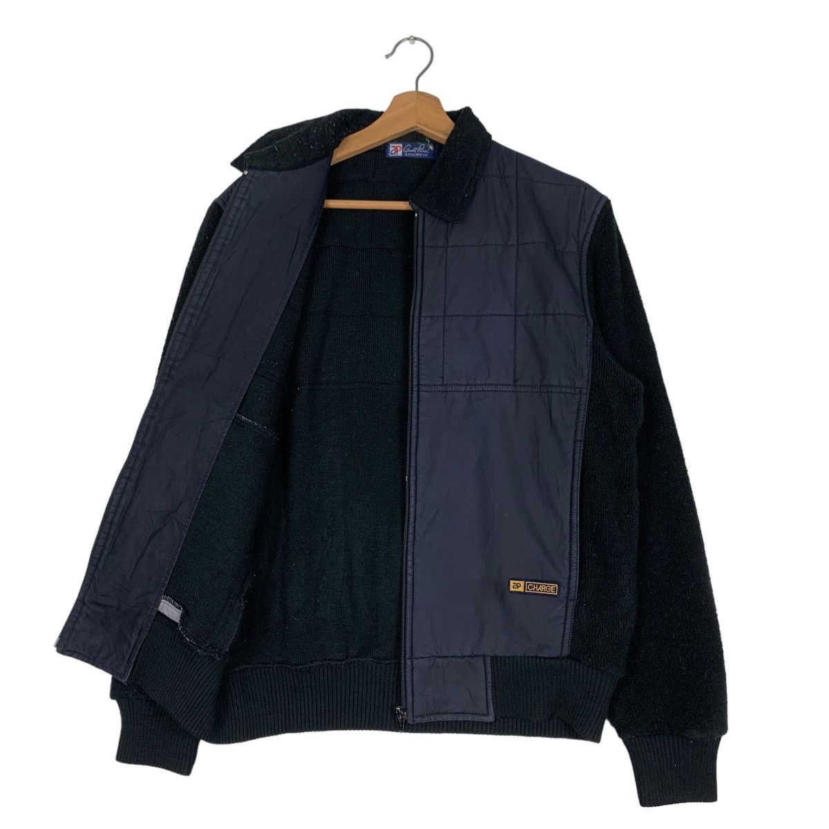 Japanese Brand 90's Arnold Palmer Hybrid Bomber Jacket #0853-C38 Size US M / EU 48-50 / 2 - 9 Thumbnail