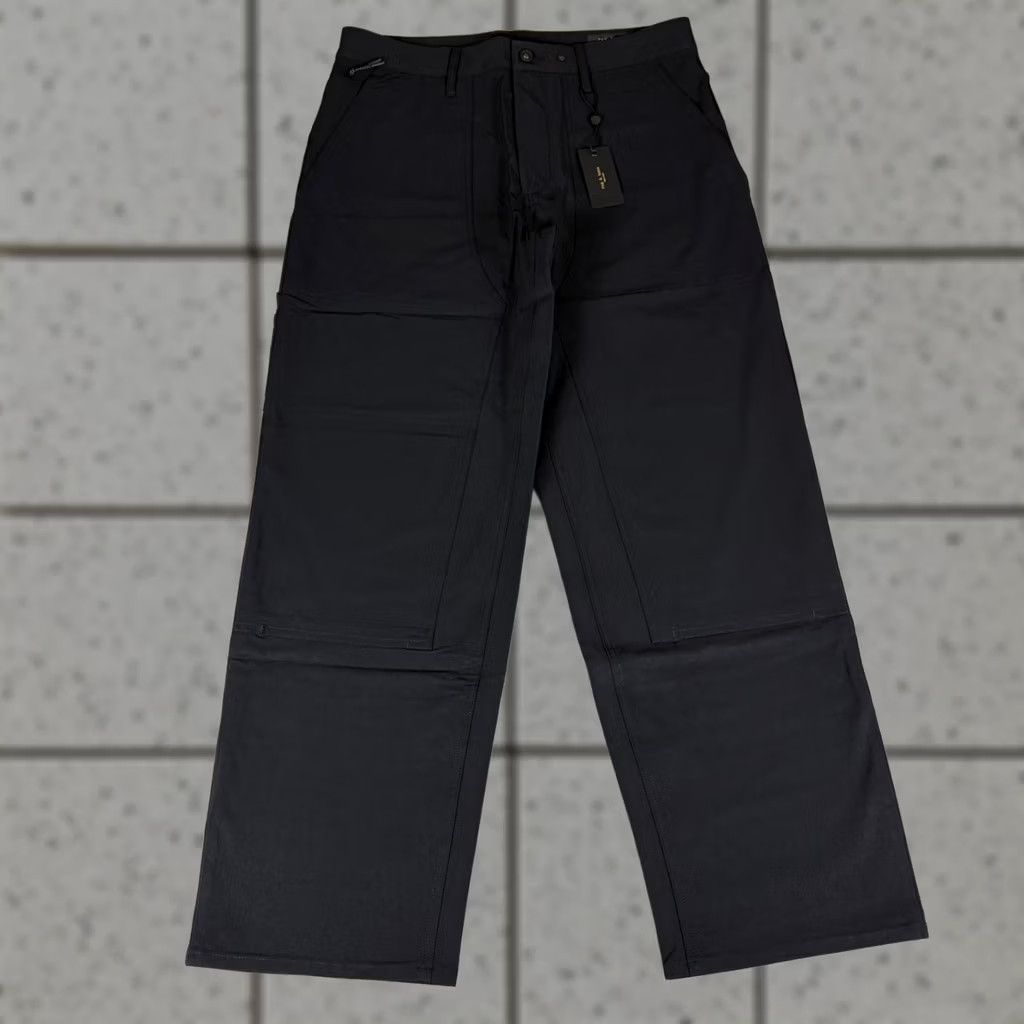 Rag & Bone rag & bone Pants Mens 32x30 Black Baggy Nylon Carpenter Wide-Leg New NWT Size US 32 / EU 48 - 1 Thumbnail