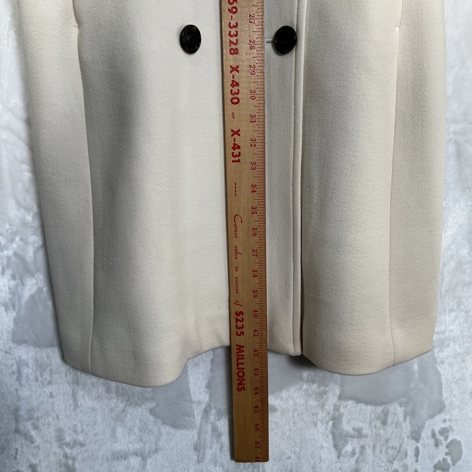 J.Crew Double-breasted lady coat in Italian double-cloth wool Sz 16 Size XXL / US 16-18 / IT 52-54 - 12 Thumbnail