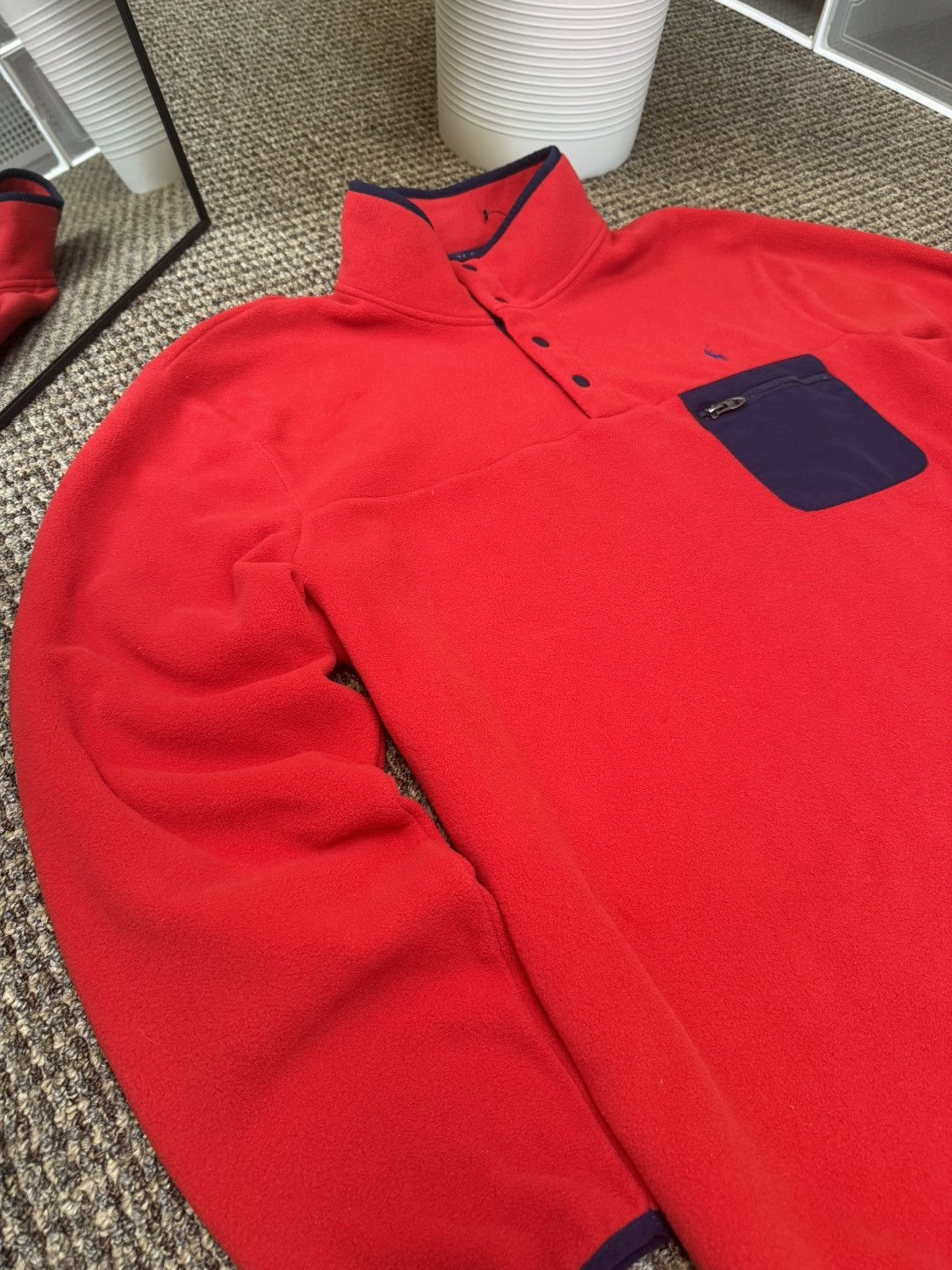 Polo Ralph Lauren Men’s Casual 1/3 Zip Sweater Fleece Polo Ralph Lauren Size US XL / EU 56 / 4 - 12 Thumbnail