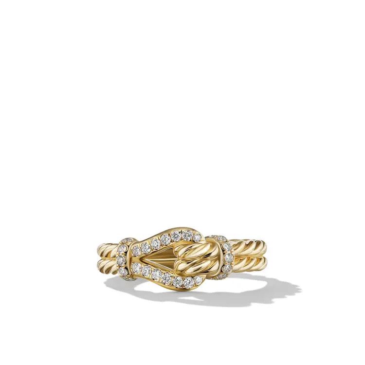 David Yurman o1s1wg111025 R17456D/Size 8/Thoroughbred Loop Ring in Golden Size ONE SIZE - 1 Thumbnail