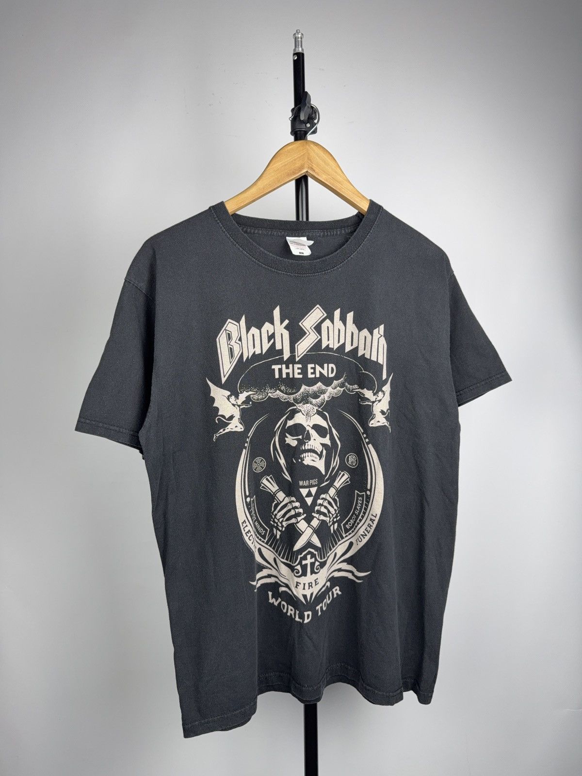 Black Sabbath 2016 Black Sabbath The End World Tour Skull Metal T-Shirt Size US L / EU 52-54 / 3 - 1 Thumbnail
