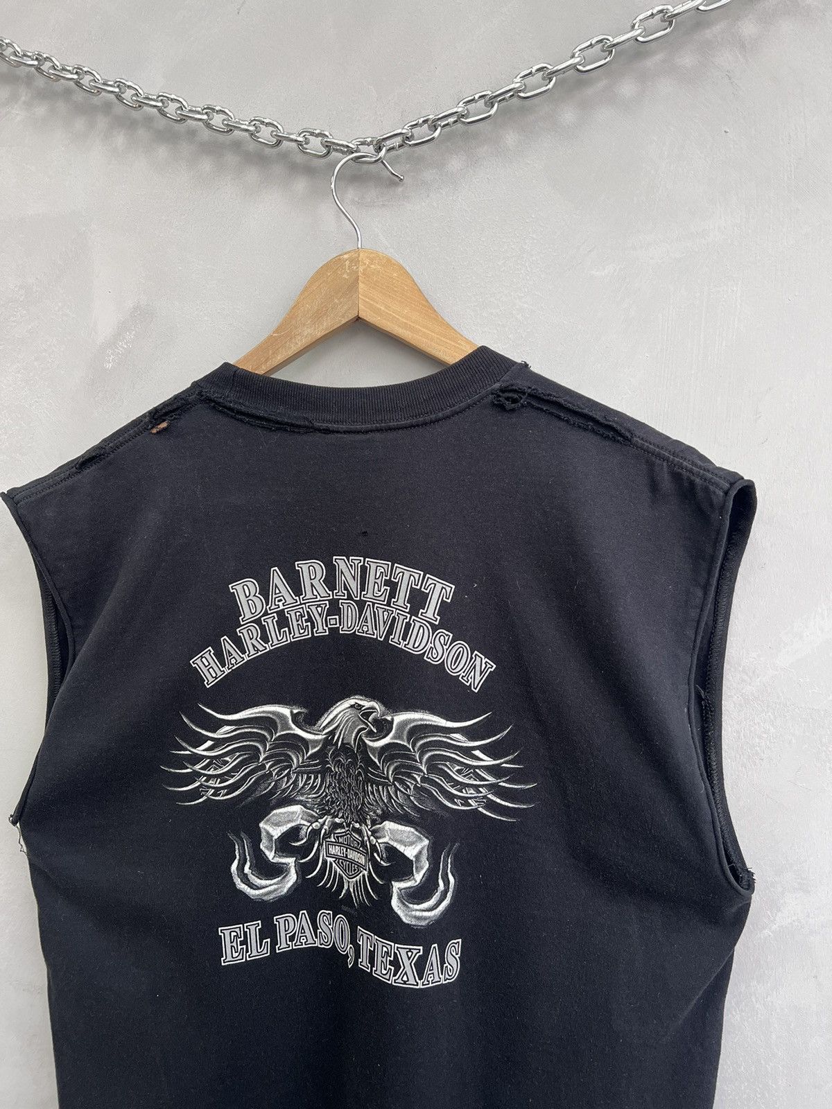 Band Tees × Harley Davidson × Vintage VINTAGE 2000s HARLEY DAVIDSON MOTORHEAD ROCK T-shirt tanktop Size US L / EU 52-54 / 3 - 13 Thumbnail