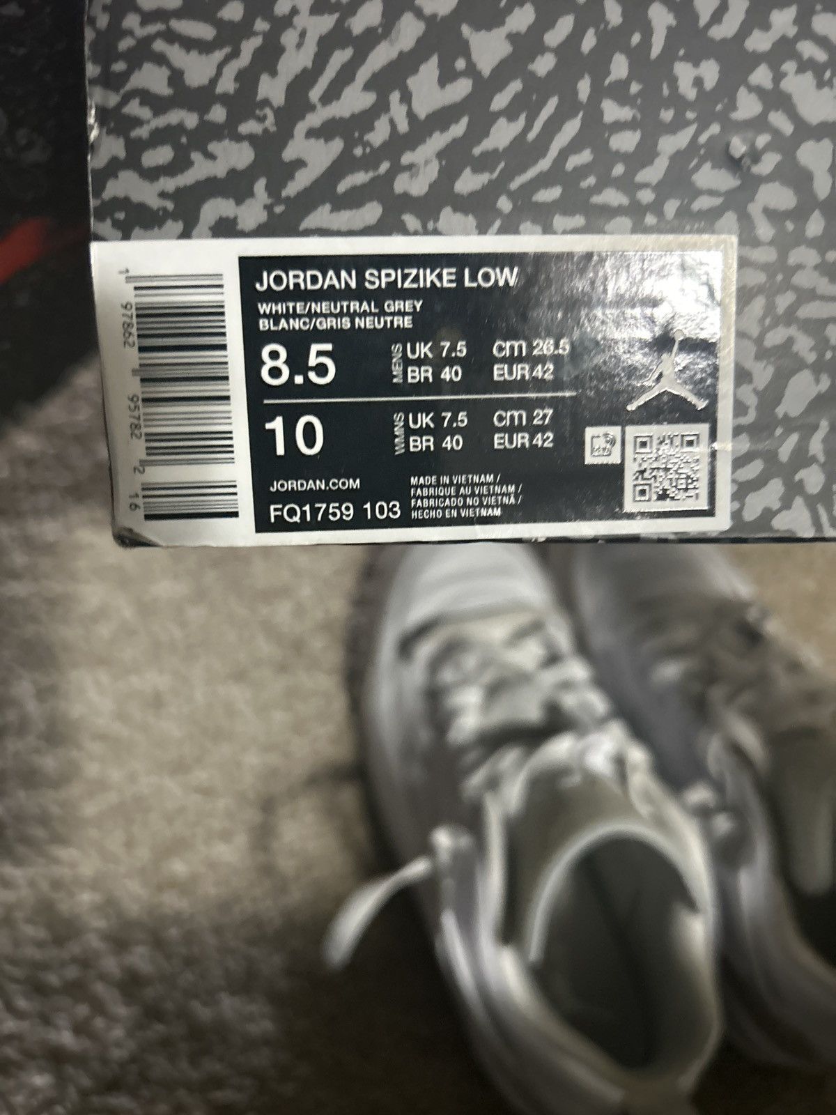 Nike jordan spike lows Size US 8.5 / EU 41-42 - 1 Thumbnail