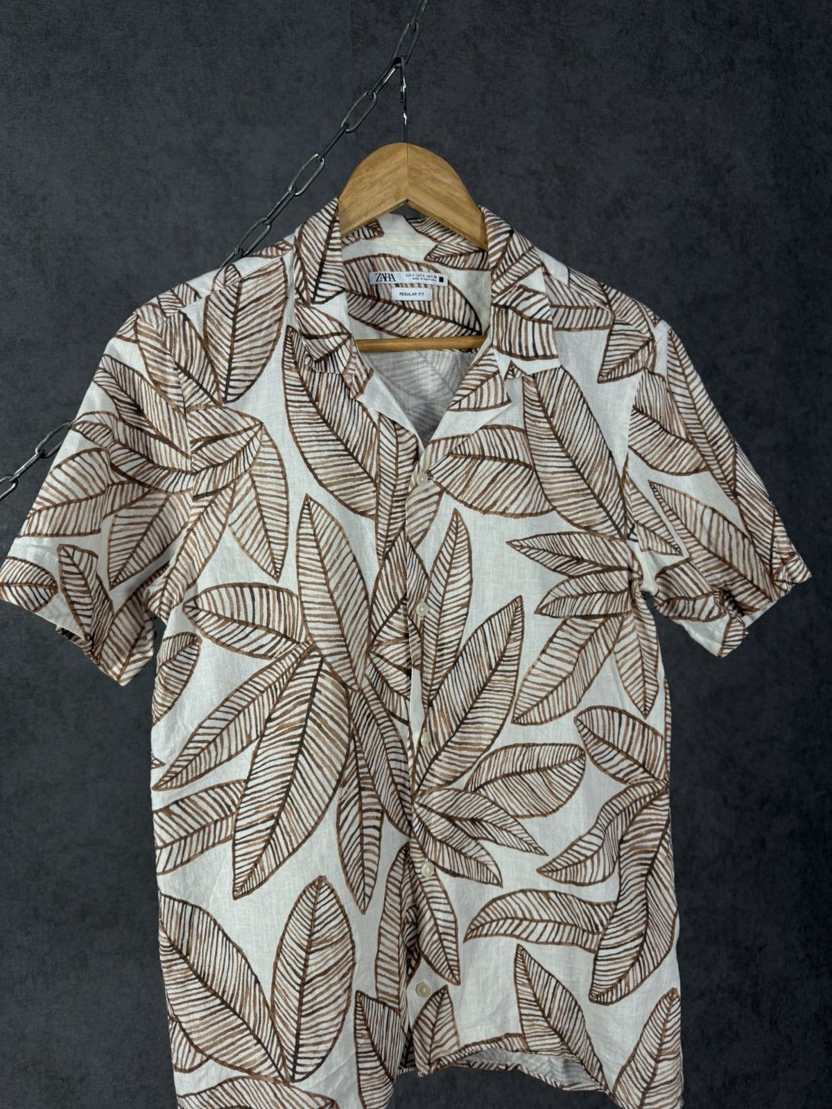 Zara Zara Man designer hawaiian shirt Size US S / EU 44-46 / 1 - 4 Thumbnail
