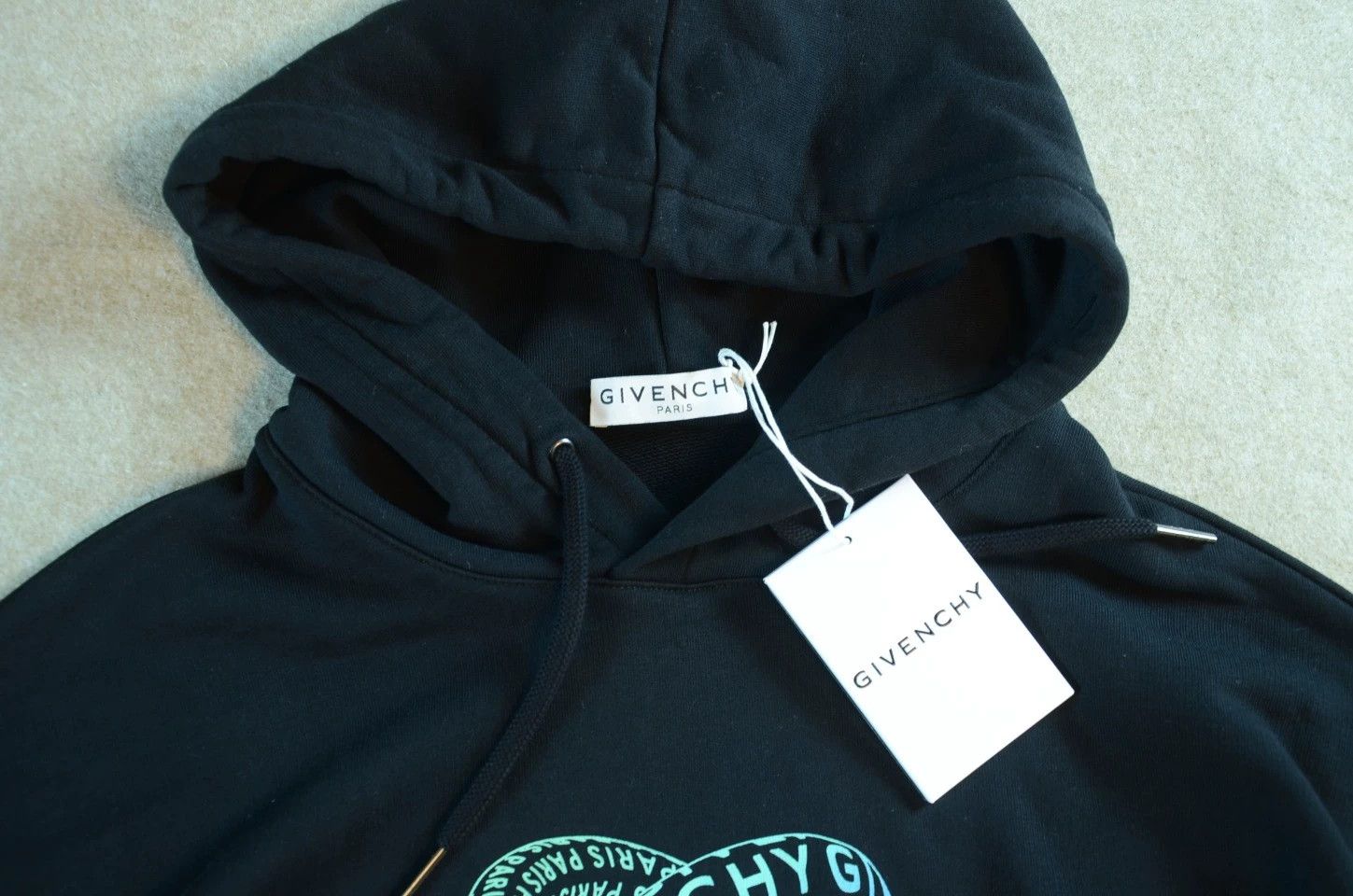 Givenchy Givenchy Eternal Ring Double Logo Black Hoodie XS Unisex Size US XS / EU 42 / 0 - 4 Thumbnail