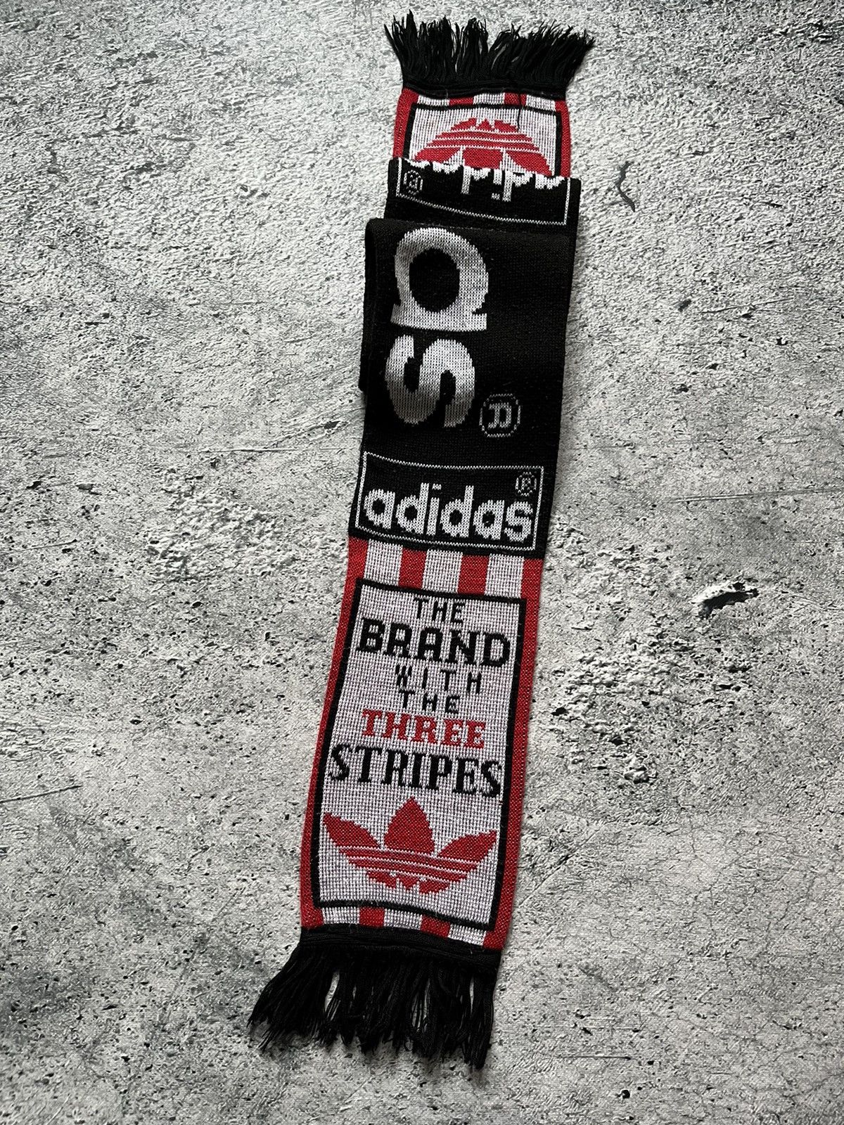 Adidas × Vintage Adidas Big Logo Scarf Size ONE SIZE - 2 Thumbnail