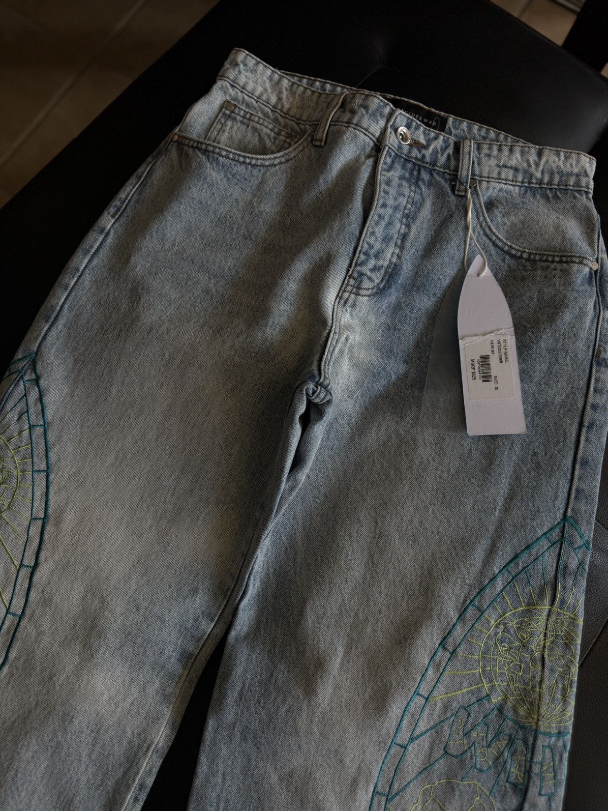 Who Decides War Who Decides War Virtuous Wide Leg Denim Jeans Size 30 Size US 30 / EU 46 - 6 Thumbnail