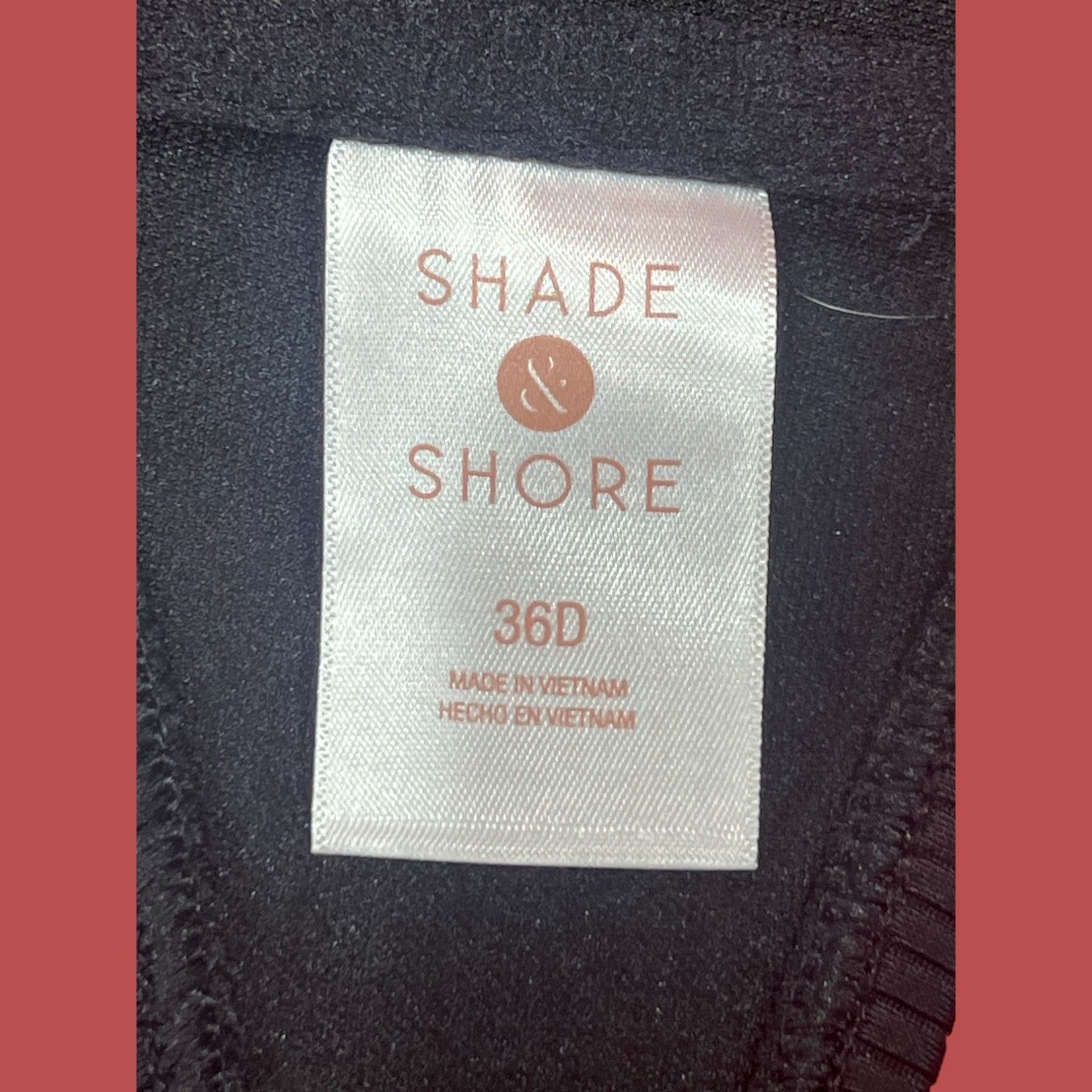 Other Shade & Shore - Women's Ribbed Longline V-Wire Bikini Top - Size ONE SIZE - 8 Thumbnail