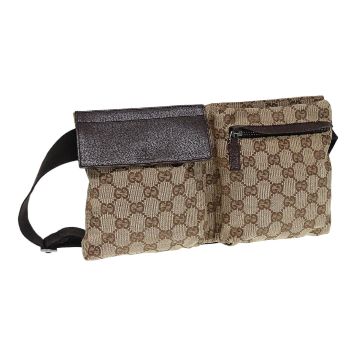 Gucci Gg Canvas Beige Canvas Shoulder Bag (Pre-Owned) Size ONE SIZE - 1 Thumbnail