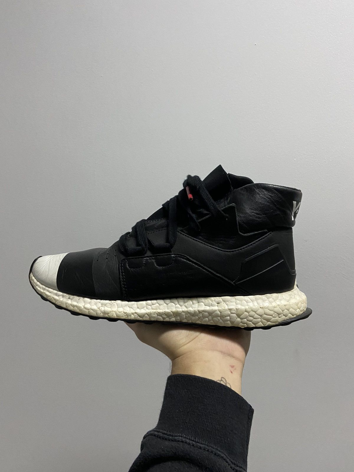 Nike × Vintage Y-3 yohji Yamamoto adidas hi top sneakers vintage boost Size US 8 / EU 41 - 6 Thumbnail