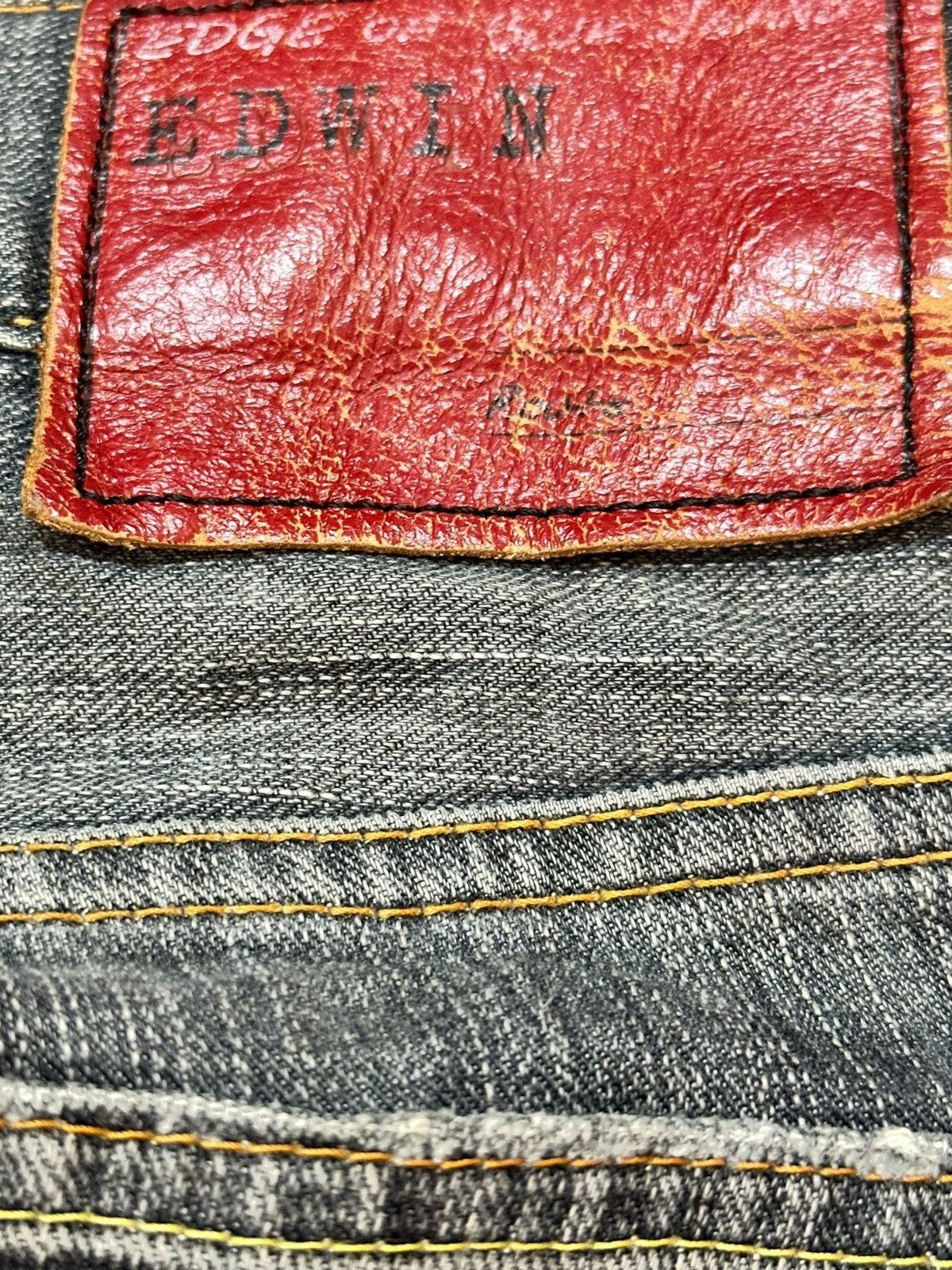 Edwin Vintage Edwin Edge Of Blue Jeans Faded Ripped Denim Size US 30 / EU 46 - 6 Thumbnail
