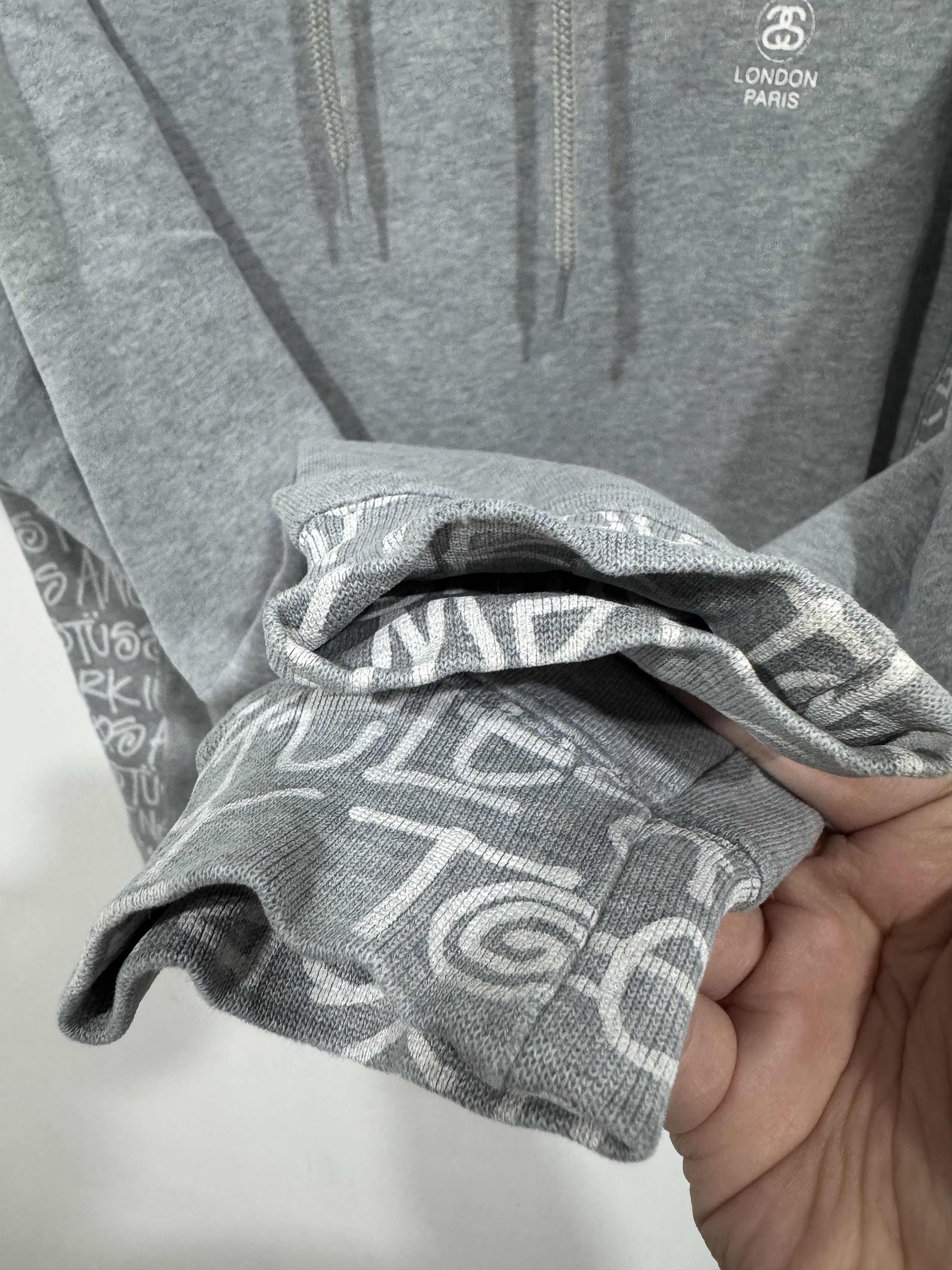 Stussy Stussy Gray Hoodie Size US L / EU 52-54 / 3 - 6 Thumbnail