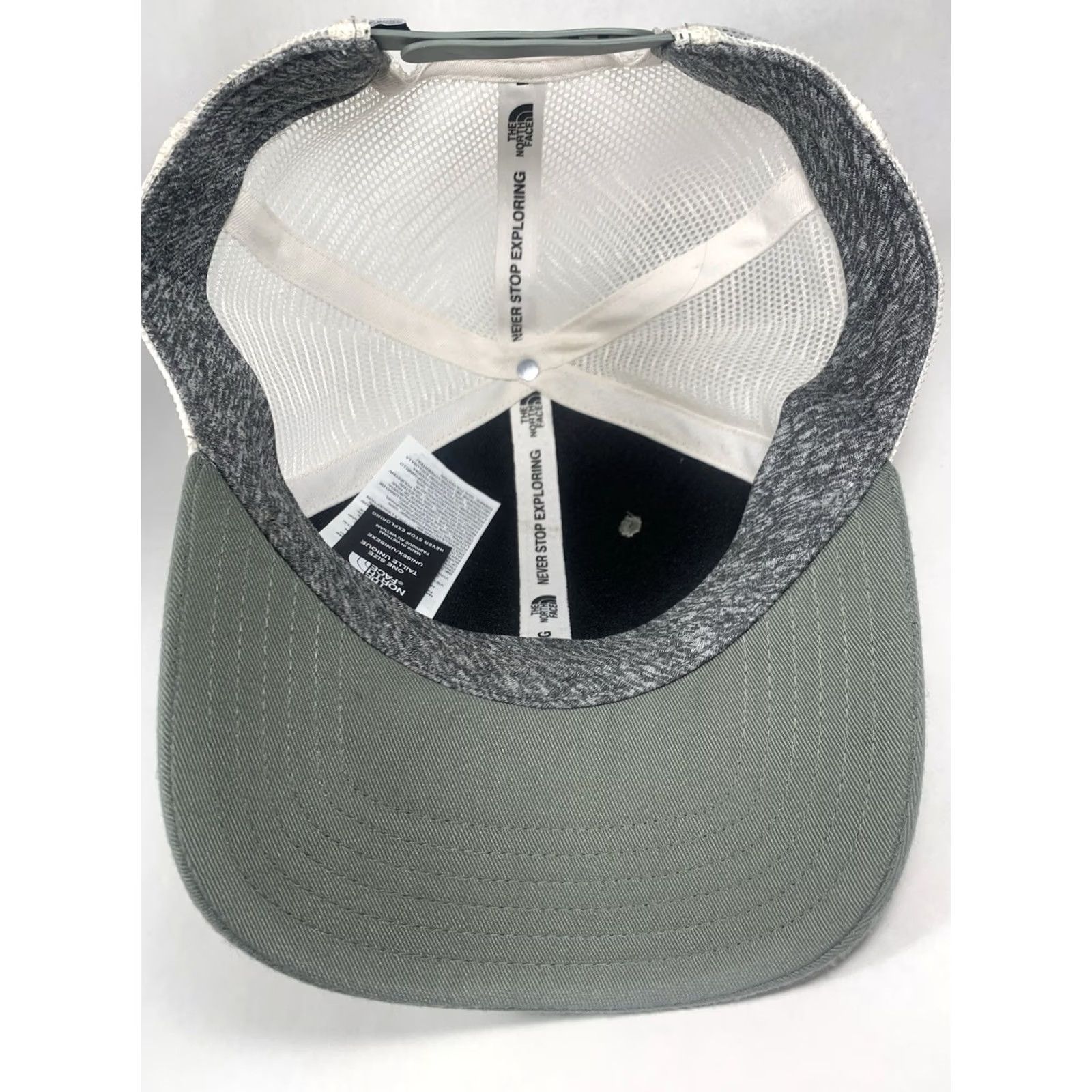 The North Face The North Face Trucker Hat Embroidered Snapback Green Bear Size ONE SIZE - 7 Thumbnail