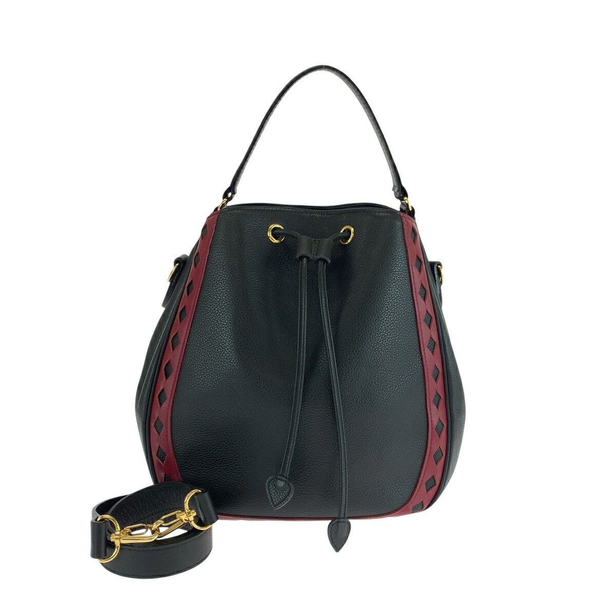 Yves Saint Laurent Yves Saint Laurent Yves Saint Laurent Leather 2way Bag Leather Shoulder Bag DUTY FREE for USA Size ONE SIZE - 1 Thumbnail