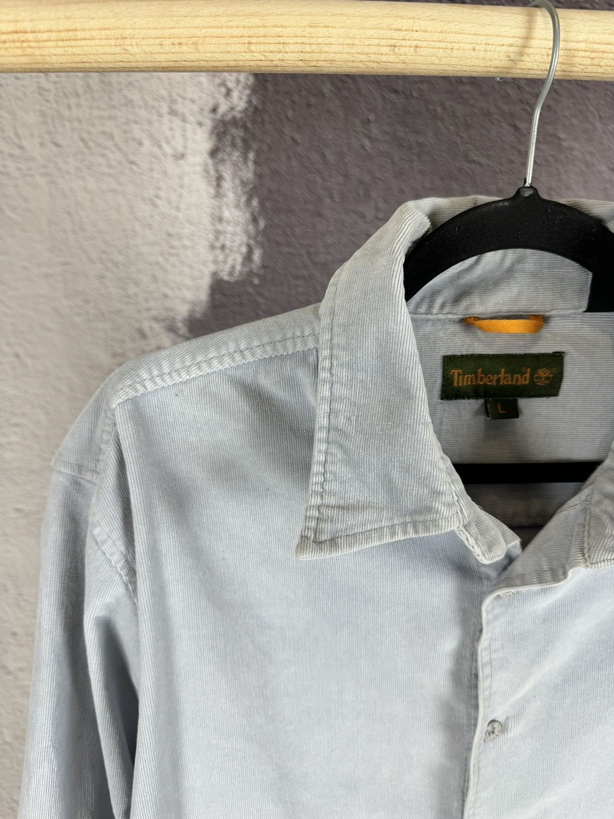 Timberland Timberland vintage 90s heavy corduroy blue grey shirt Size US L / EU 52-54 / 3 - 5 Thumbnail