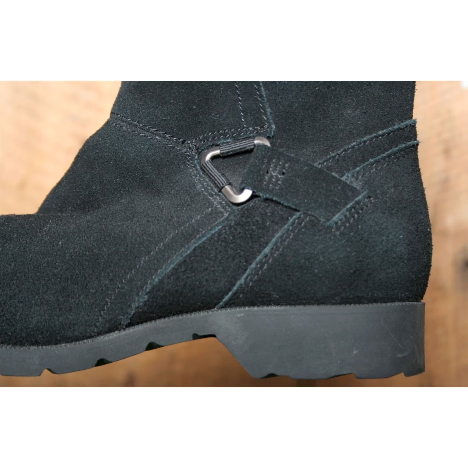 Teva VINTAGE Teva Segundo Mid Black Suede Moto Boots Women Sz. 7 Moto Boots Women Black Suede Teva Segundo Mid Womens Size 7 Size US 5 / IT 35 - 6 Thumbnail