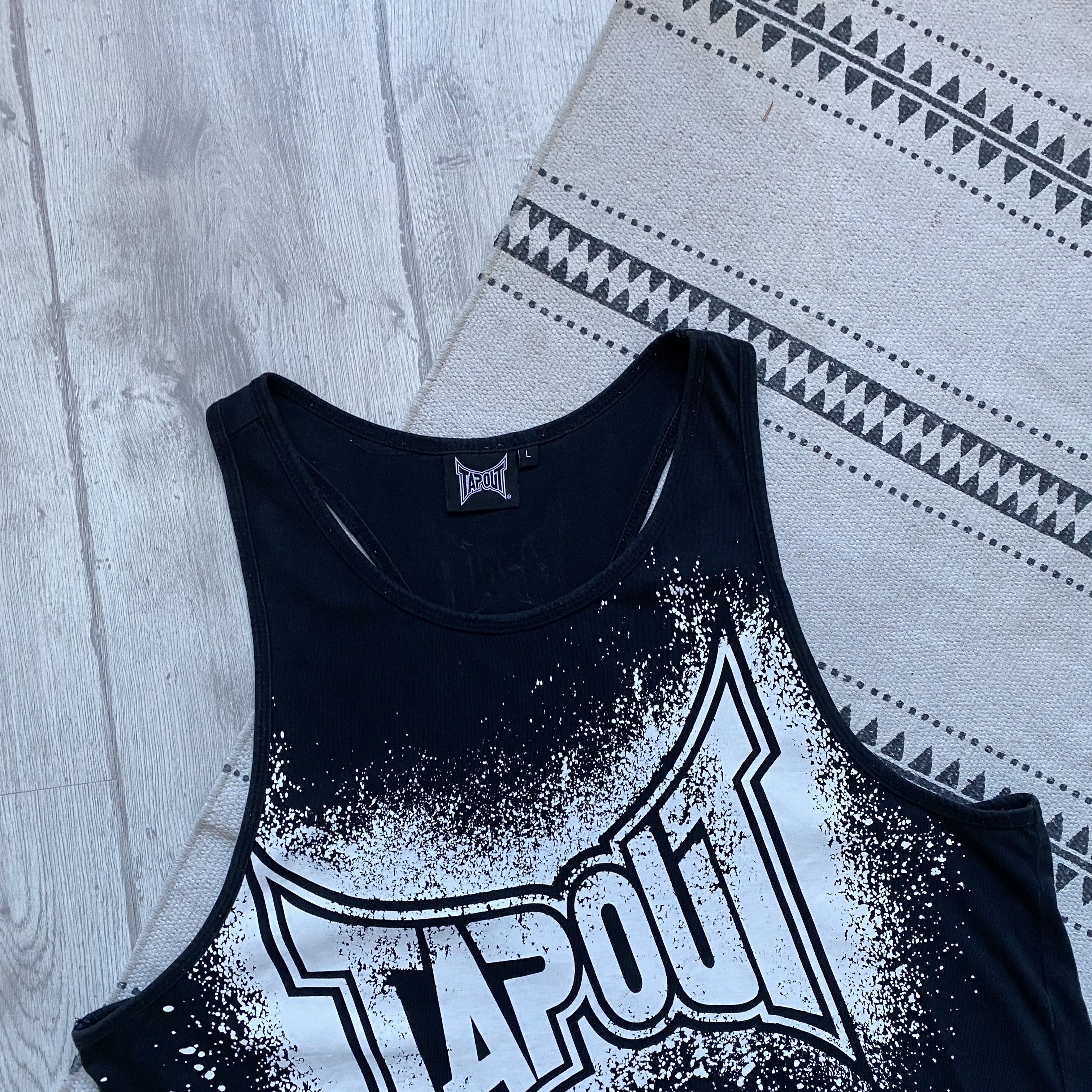 Tapout Vintage 90s Tapout Logo Tee sleeveless Y2K Affliction Size US M / EU 48-50 / 2 - 2 Thumbnail