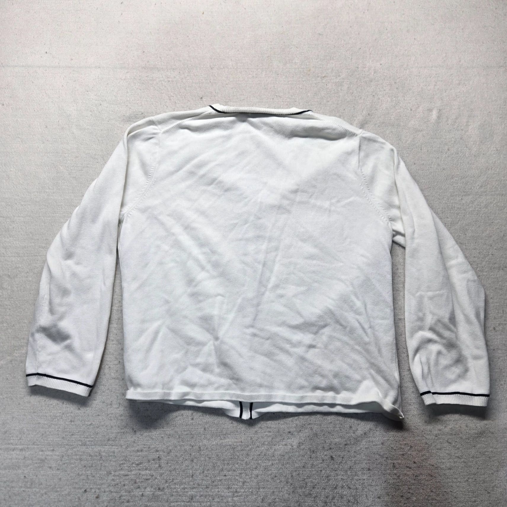 Liz Claiborne Liz Claiborne Solid White Button Up Cardigan Sweater Adult Women's Size XL Size XL / US 12-14 / IT 48-50 - 7 Thumbnail
