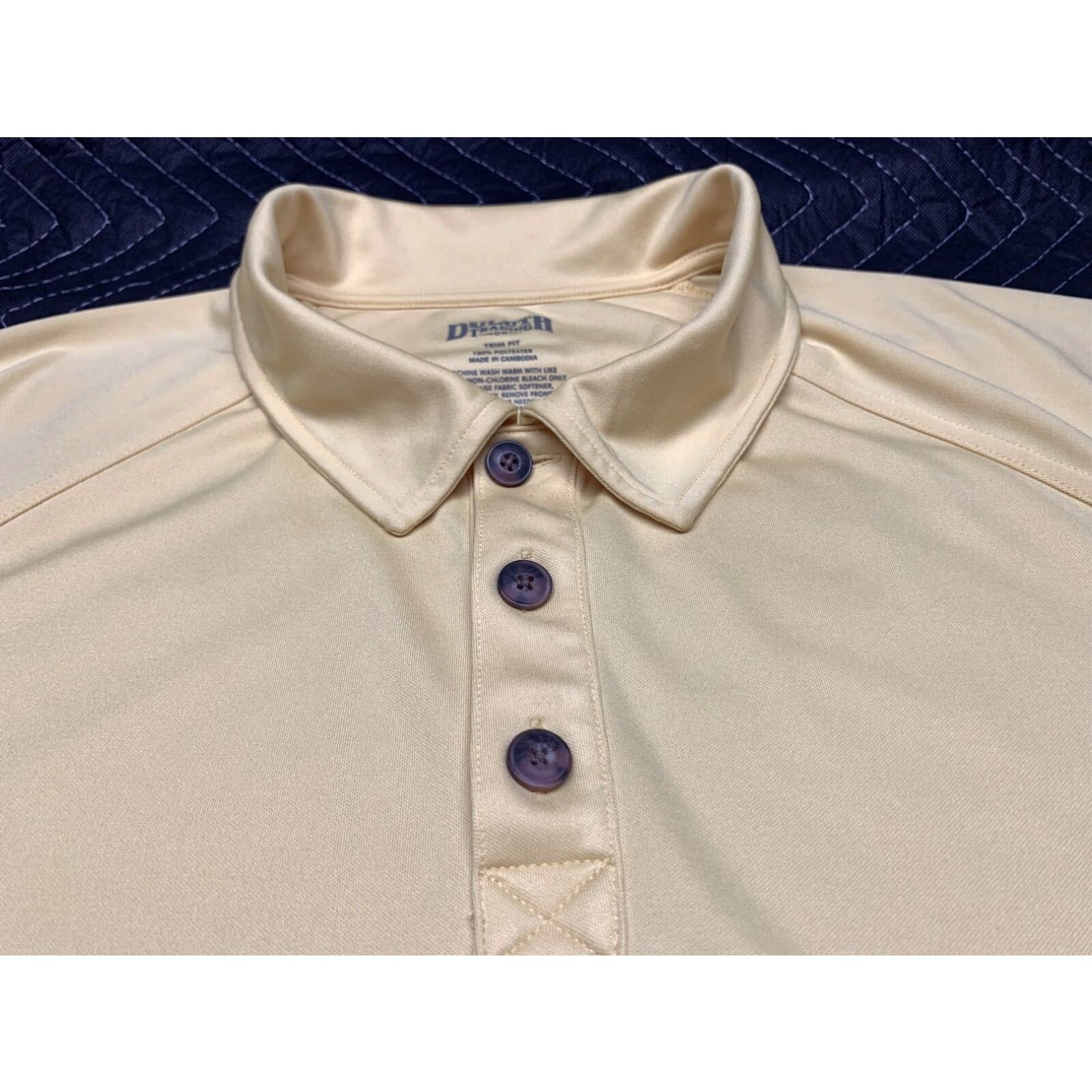 Duluth Trading Company Duluth Trading Company Mens Yellow Short Sleeve Button Down Polo Shirt 2XL Size US XXL / EU 58 / 5 - 4 Thumbnail