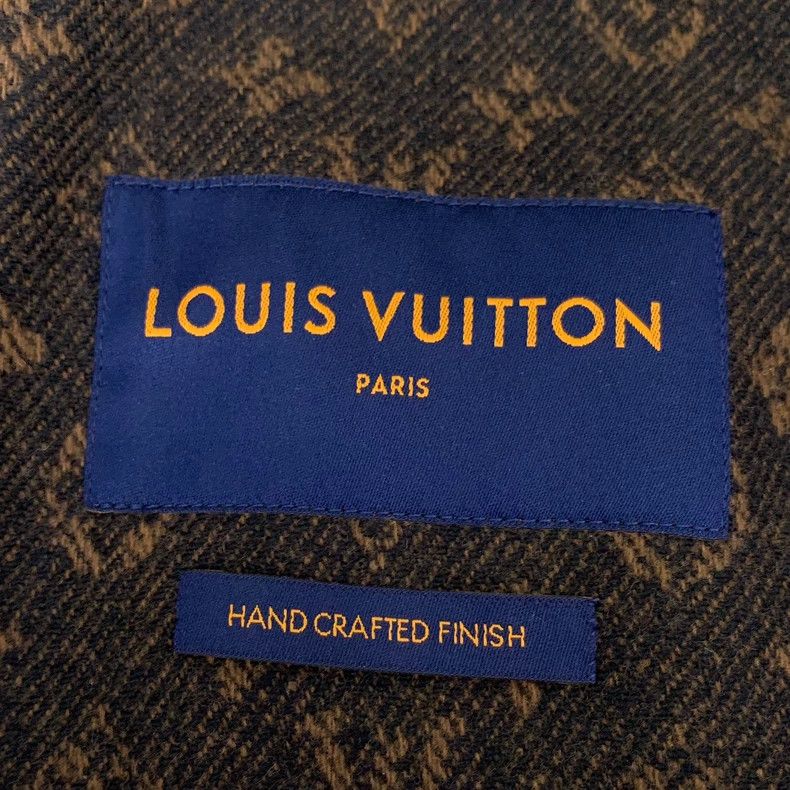 Louis Vuitton Louis Vuitton Dark brown full-print wool single-breasted l Size US M / EU 48-50 / 2 - 5 Thumbnail