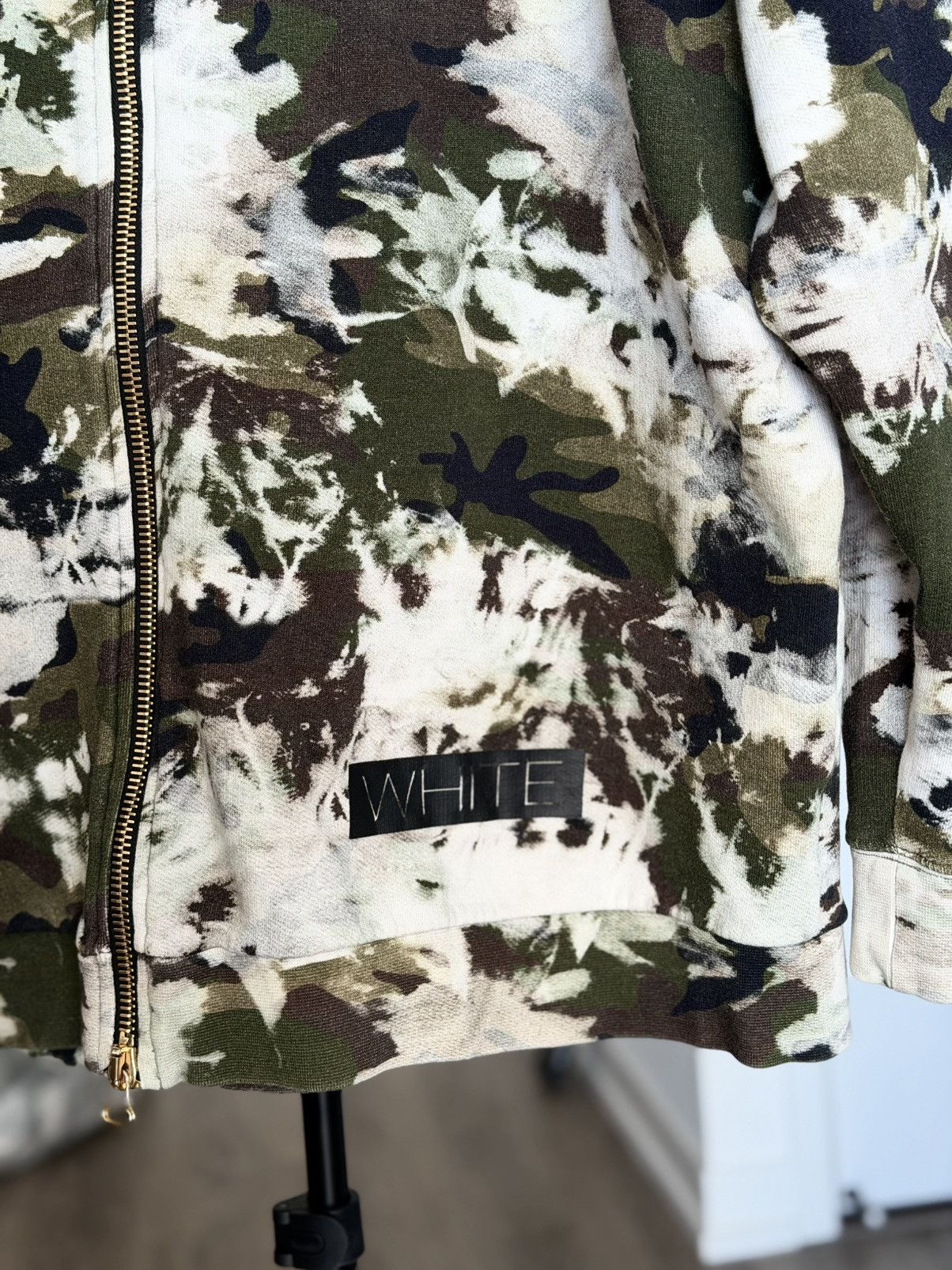 Off-White Off-White 16SS Bleached Camo Zip Up Hoodie XL Virgil Abloh Size US XL / EU 56 / 4 - 7 Thumbnail