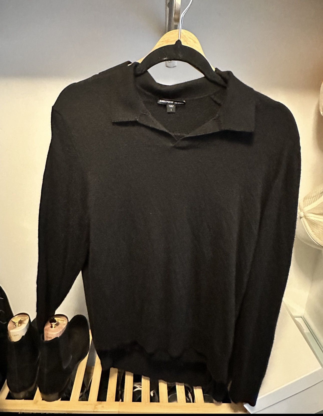 James Perse James Perse Cashmere Polo - Small Size US S / EU 44-46 / 1 - 1 Thumbnail