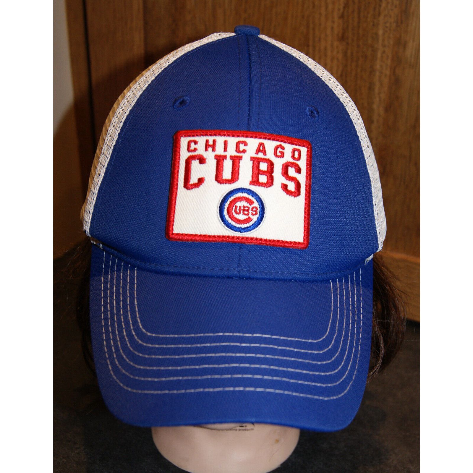 Other Chicago Cub Patch Trucker Snapback Hat Cap Fan Favorite Mesh Size ONE SIZE - 1 Thumbnail