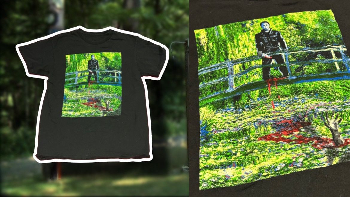 Japanese Brand × Vintage × Zumiez MICHAEL MYERS ‘Bloody’ Tee Size US M / EU 48-50 / 2 - 2 Thumbnail