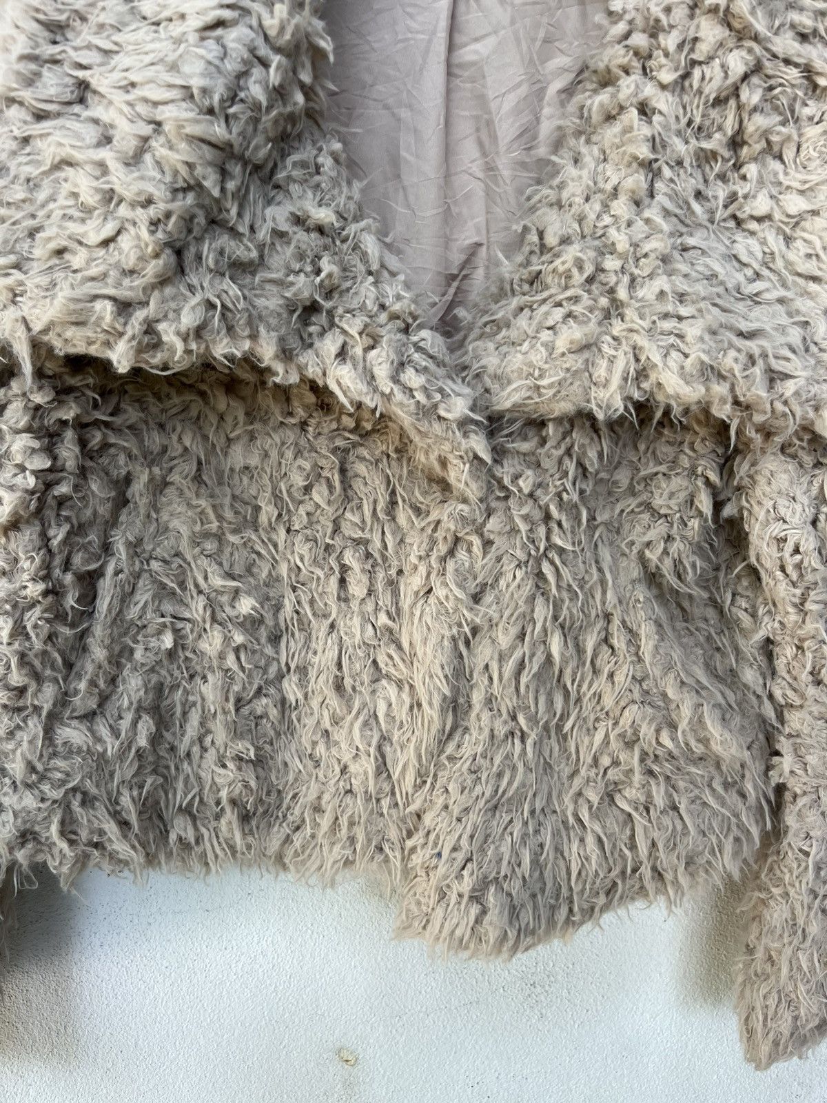 Zara 💥Zara Basic Faux Fur Boxy Coat Size L / US 10 / IT 46 - 5 Thumbnail