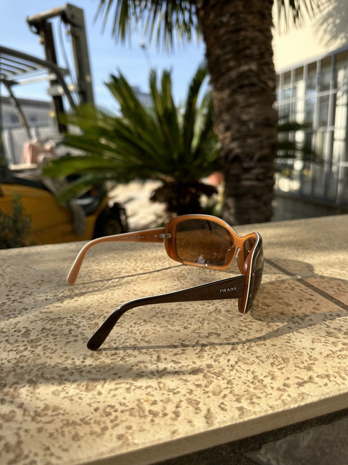 Prada Prada Sunglasses Brown SPR04F Size ONE SIZE - 2 Thumbnail