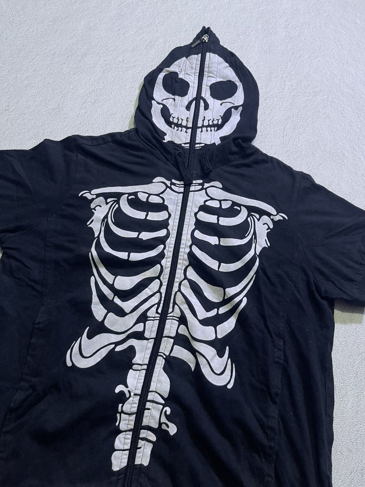 If Six Was Nine Y2K ECOLIER IFSIXWASNINE SKULL FULL ZIPER STYLE SHORT SLEEVE Size US M / EU 48-50 / 2 - 3 Thumbnail