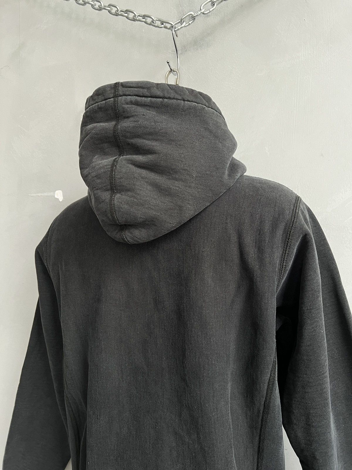 Supreme Supreme washed Classic Black Hoodie Sweatshirt centr logo Size US M / EU 48-50 / 2 - 8 Thumbnail