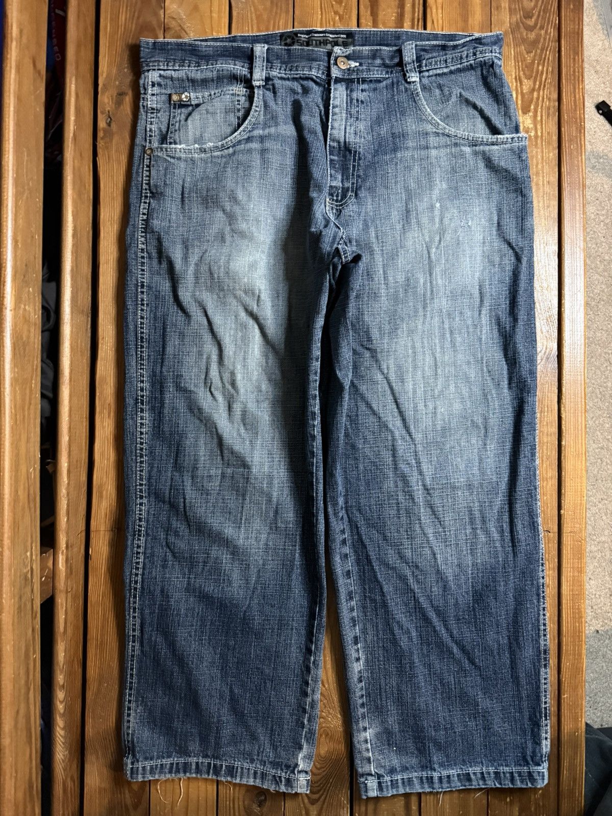 Southpole Vintage Y2K Southpole Baggy Blue Denim Jeans Size US 38 / EU 54 - 1 Thumbnail