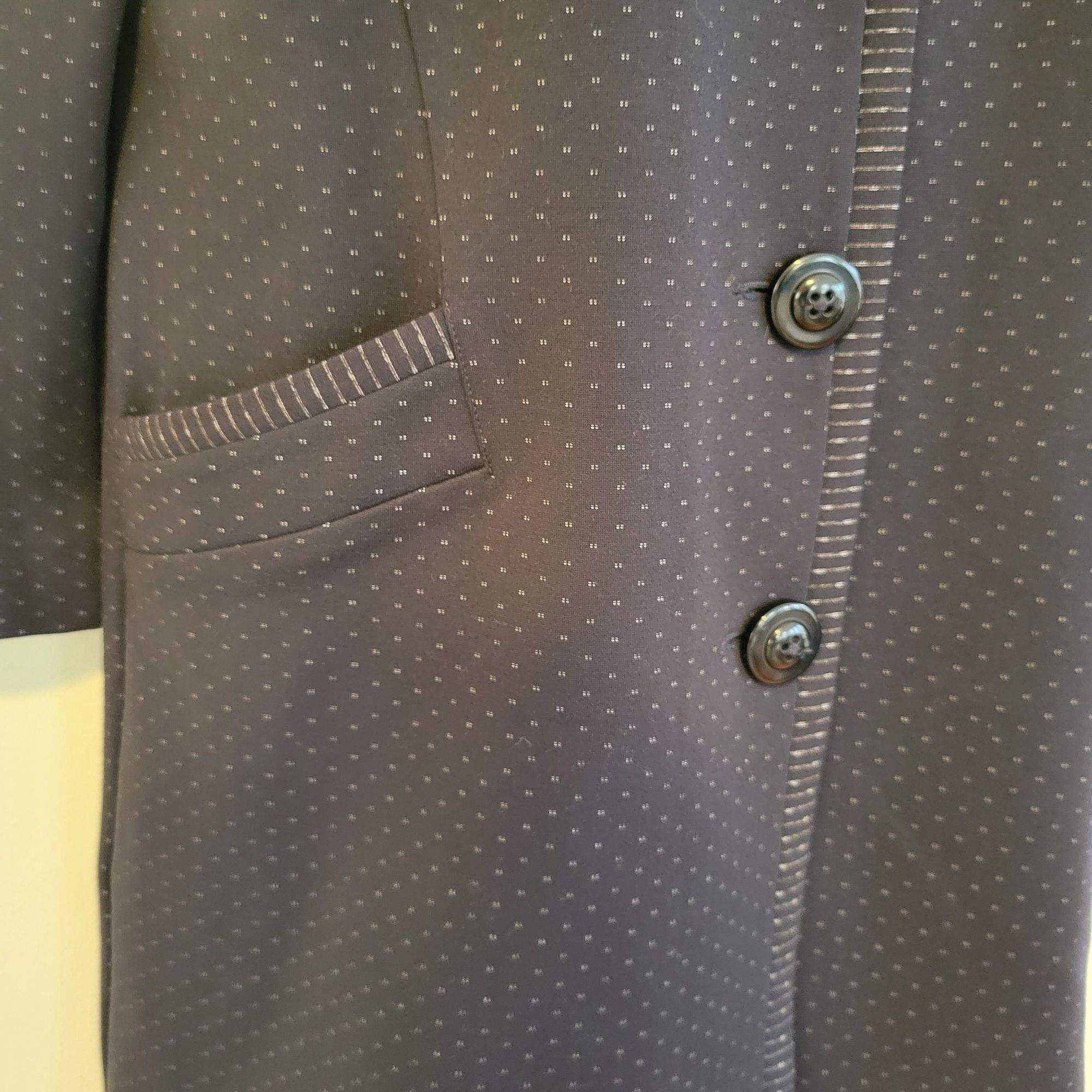 Other Cabi S Navy Blue Print Car Carriage Coat Jacket Spring Prepp Size S / US 4 / IT 40 - 9 Thumbnail