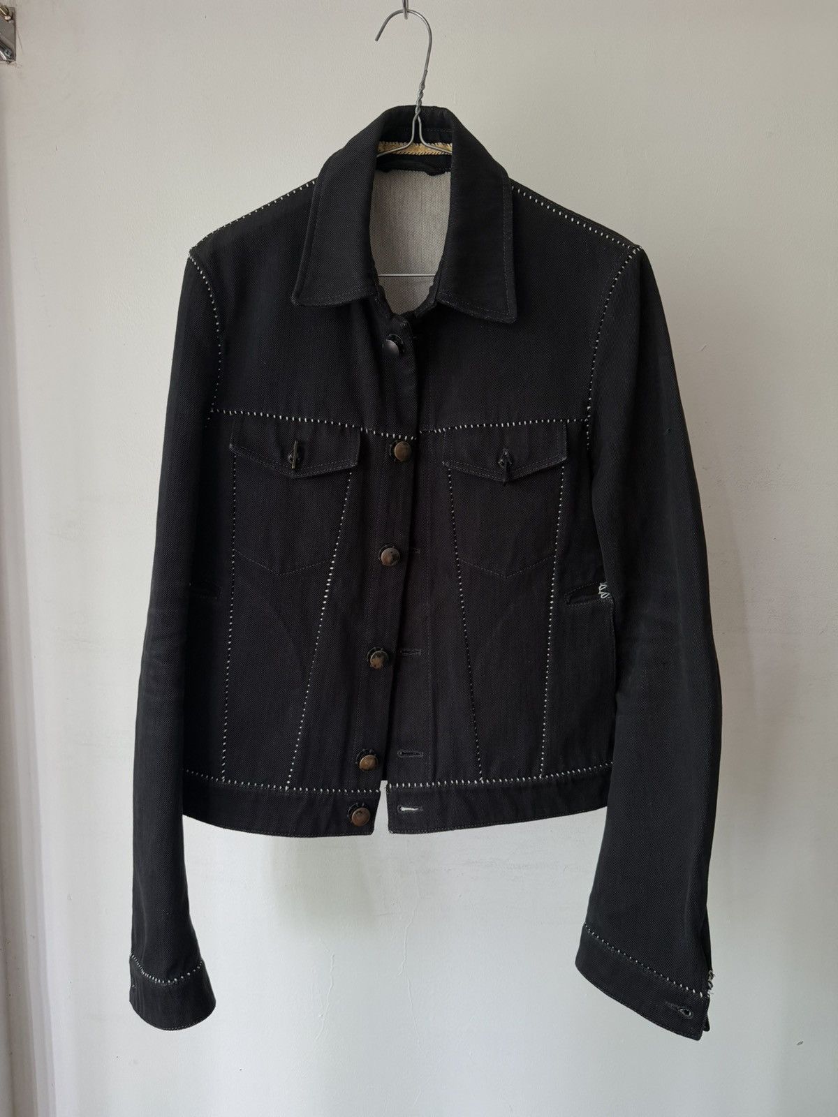 Carol Christian Poell Carol Christian Poell Overlock Dead End Denim Jacket Size US M / EU 48-50 / 2 - 2 Thumbnail