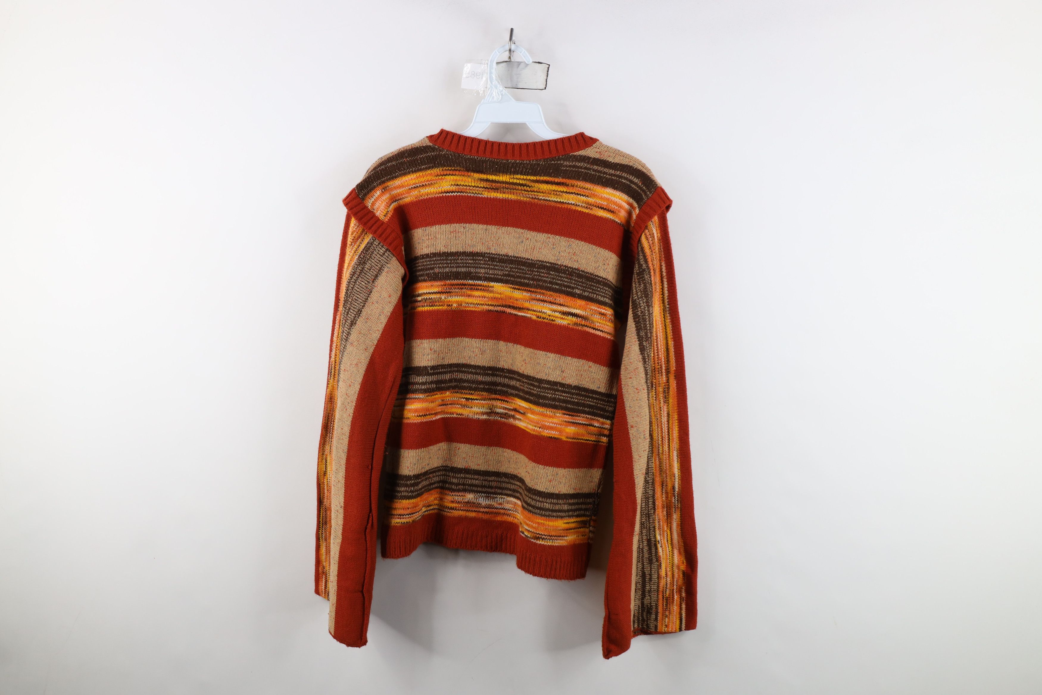 Vintage Vintage 60s 70s Boho Chic Flared Balloon Sleeve Knit Sweater Size M / US 6-8 / IT 42-44 - 9 Thumbnail
