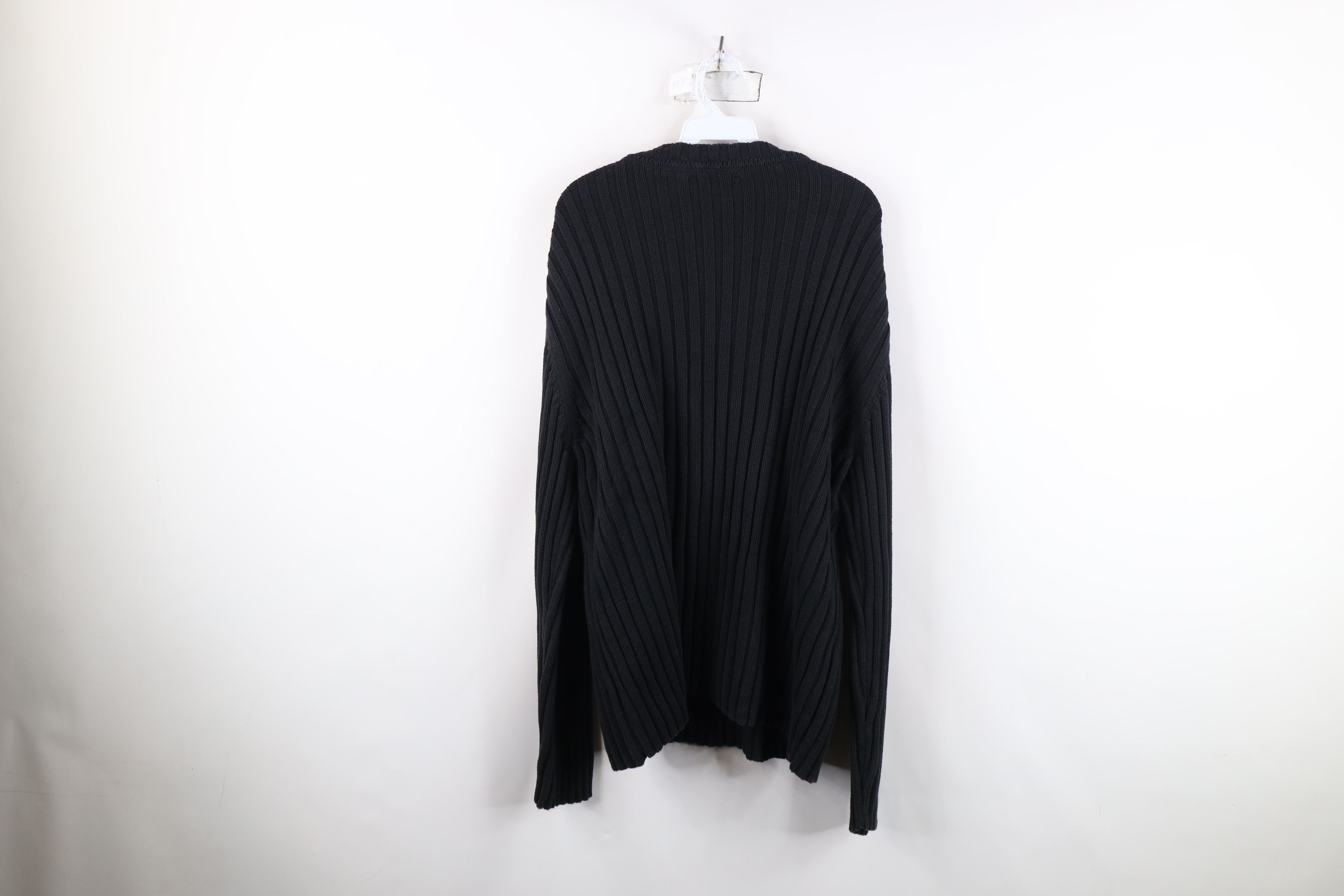 Vintage Vintage 90s Streetewear Heavyweight Ribbed Knit Sweater Size US XL / EU 56 / 4 - 13 Thumbnail