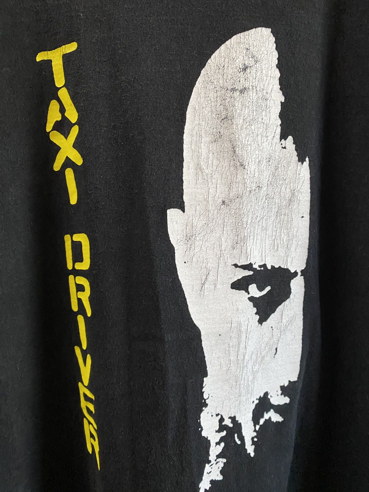 Vintage Vtg 90s 00s Taxi Driver Robert De Niro Pyscho Movie Tee Size US L / EU 52-54 / 3 - 6 Thumbnail