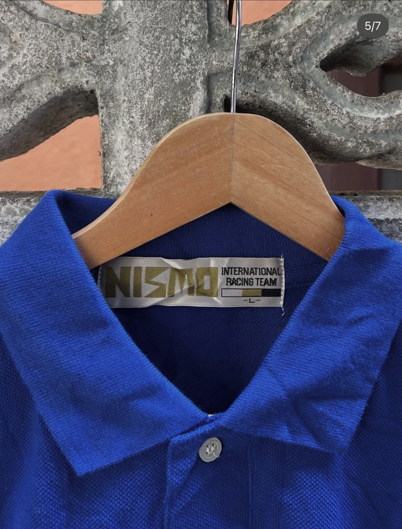 Nissan Vintage Nissan Nizmo Big Logo Blue Shirt Size US L / EU 52-54 / 3 - 5 Thumbnail