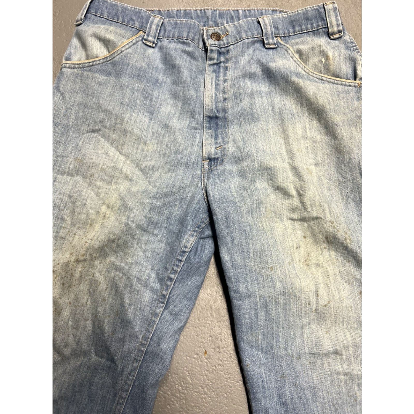 Levi's VINTAGE Levi’s San Francisco Jeans Distressed Size 34 X 23 Orange Tab Mens Jeans Size US 34 / EU 50 - 4 Thumbnail