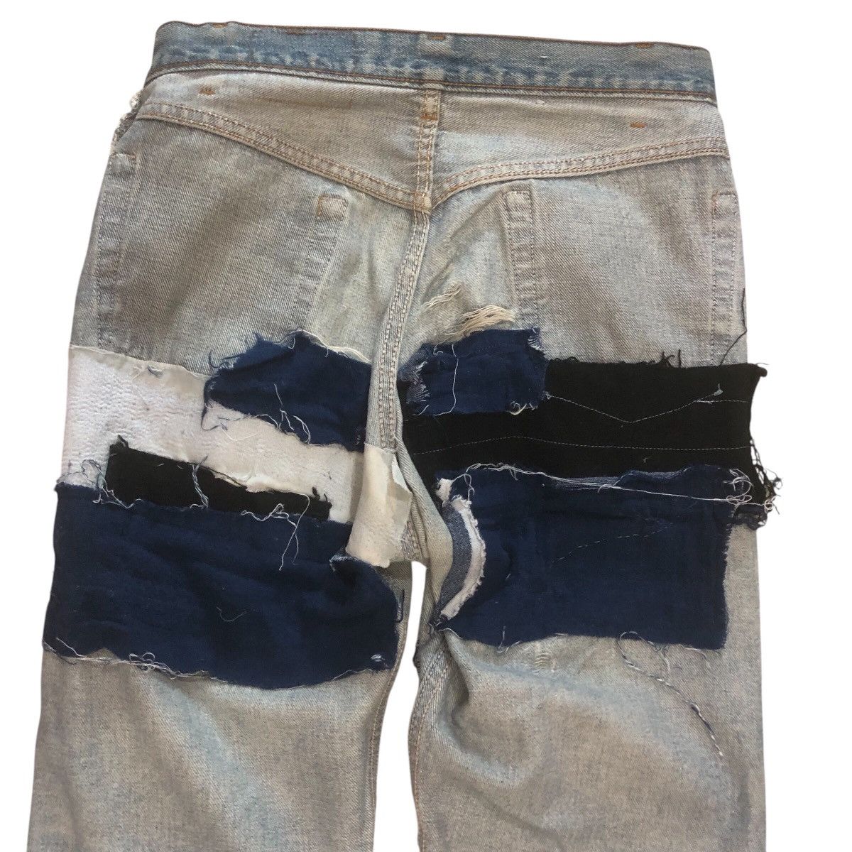 Levi's × Vintage 501 Button 552 Distress Denim Pants Size US 28 / EU 44 - 12 Thumbnail
